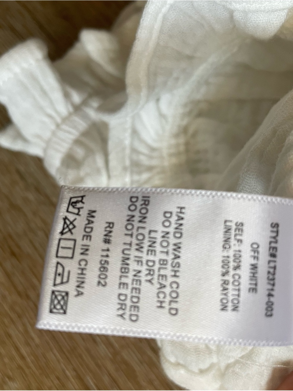 Lush White Textured Drawstring Shorts - Picture 4 of 4